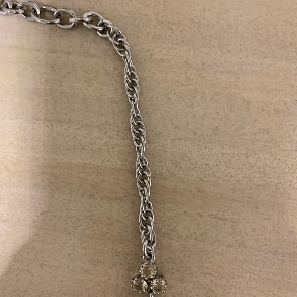 20” Ann Taylor silver and glass necklace - Picture 4 of 5